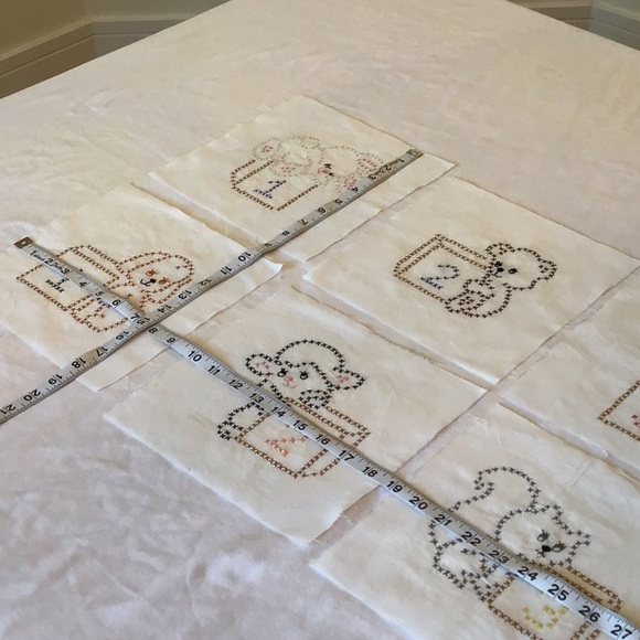 Hand stitched quilting blocks 12 count - Picture 2 of 15